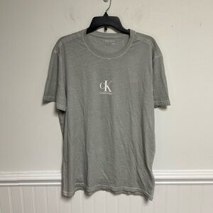 Calvin Klein Jeans Men’s Grey Short Sleeve T Shirt Size Medium